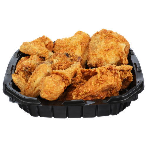 8 Piece Spicy Mixed Fried Chicken Sold Cold - 1 Each
