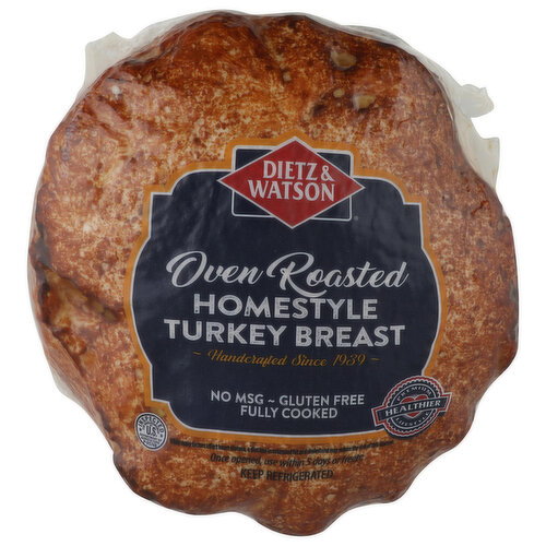 Dietz & Watson Fresh Sliced Oven Roasted Homestyle Turkey Breast - 7 Pound Image 1 of 4