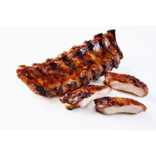 Fresh Half Slab Ribs-Hot - 1 Each