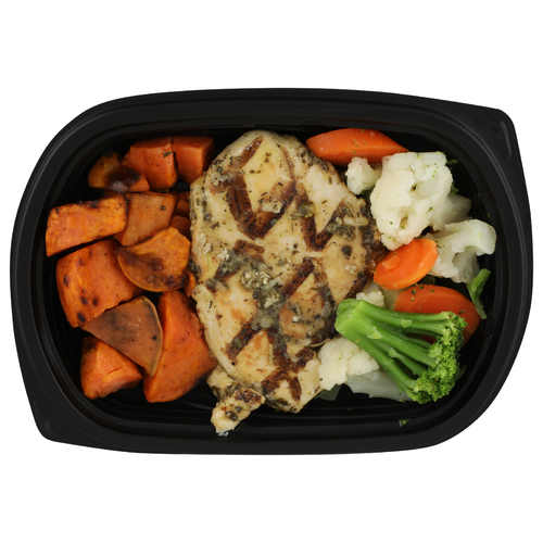 Short Cuts Herb Chicken Sweet Potatoes & Mixed Veggies - Avg 0.75 Lb Image 1 of 4