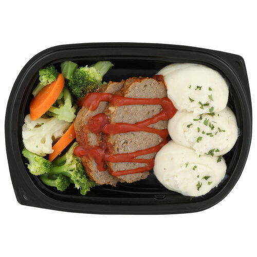 Short Cuts Meatloaf, Mashed Potatoes & Mixed Vegetables - Avg 0.75 Lb