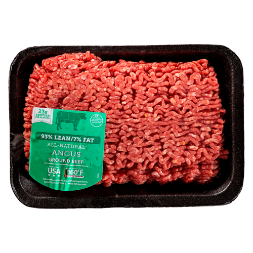 Angus Ground Beef 93/7 - Avg 1.26 Lbs