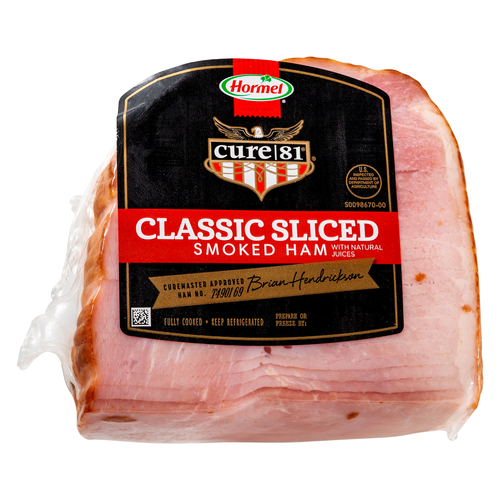 Hormel Classic Sliced Smoked Ham - Avg 1.72 Lbs