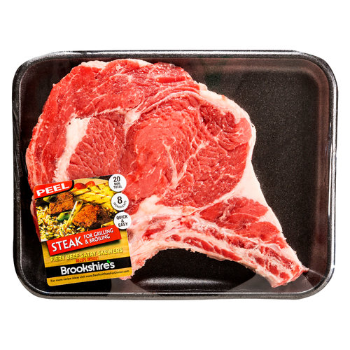 Choice Bone-In Thin Cut Ribeye Steak - Avg 0.72 Lb