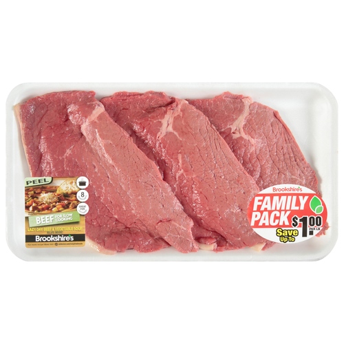 Super Pack Certified Angus Beef Thin Cut Top Round Steak - Avg 1.69 Lbs Image 1 of 2