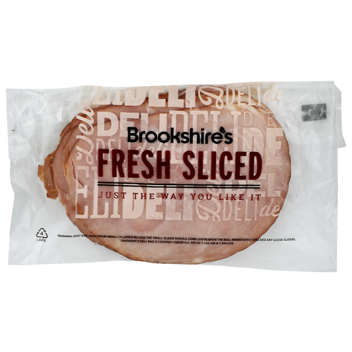 Brookshire's Fresh Sliced Honey Ham - 0.74 Pound Image 1 of 4