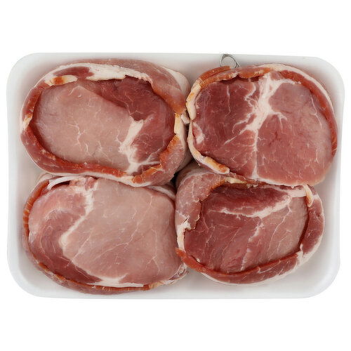 Bacon Wrapped Pork Ribeye - Avg 1.37 Lbs