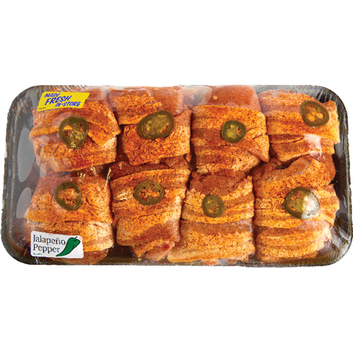 Super Pack Bacon Wrapped Boneless Chicken Thighs - Avg 3.67 Lbs
