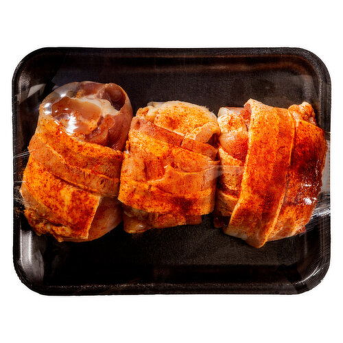 Bacon Wrapped Boneless Chicken Thigh - Avg 1.56 Lbs