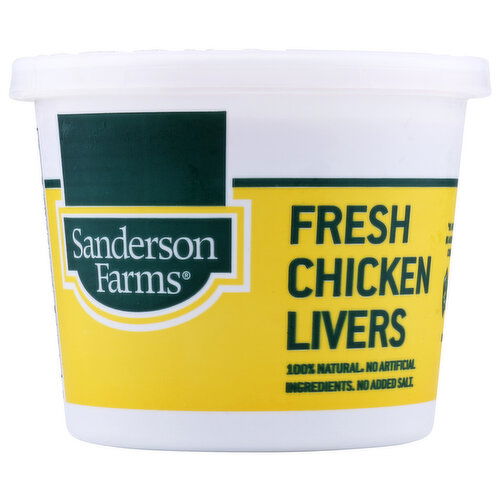 BROOKSHIRE'S Sanderson Farms Liver Cups - Avg 1.29 Lbs