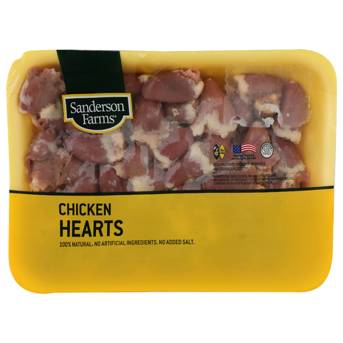 Sanderson Farms Chicken Hearts - Avg 0.96 Lb