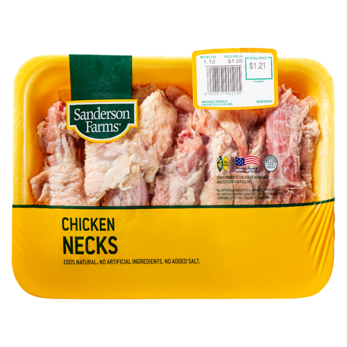 Sanderson Farms Chicken Necks - Avg 0.73 Lb