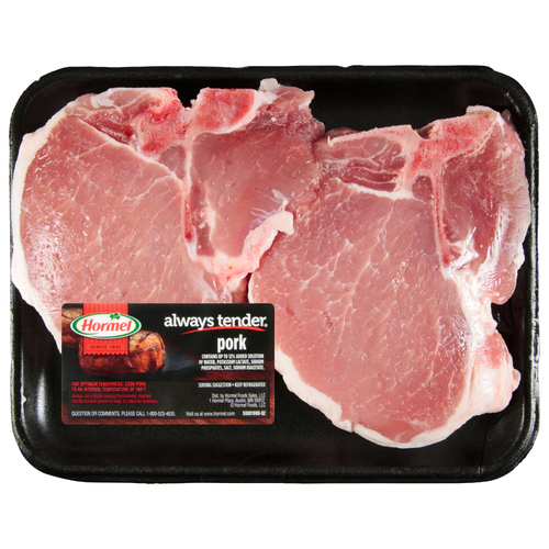 Hormel Thick Cut Pork Loin Chops - Avg 1.53 Lbs