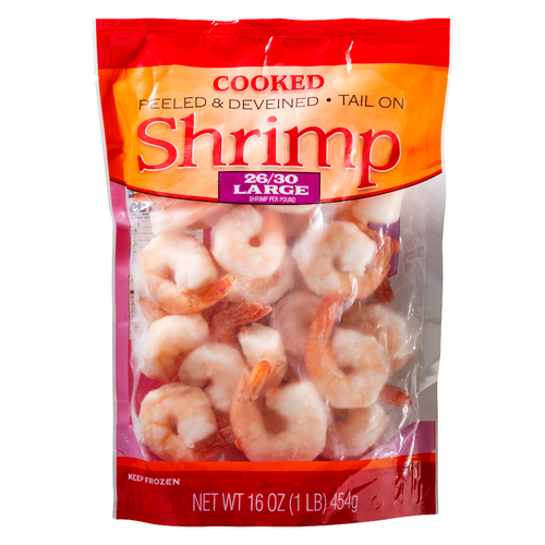 Fresh 26 To Cooked Shrimp Sm - Avg 1.05 Lbs