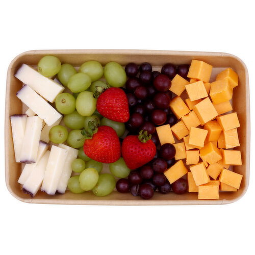 Small Cubed Cheese & Fruit Tray - 1 Each