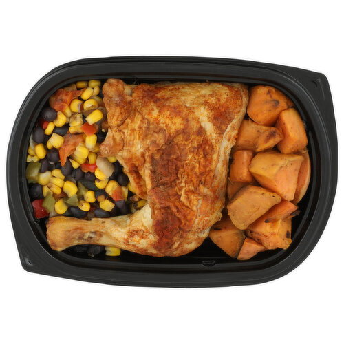 Short Cuts Chicken Leg Quarter, Sweet Potatoes & Corn - Avg 0.88 Lb Image 1 of 3