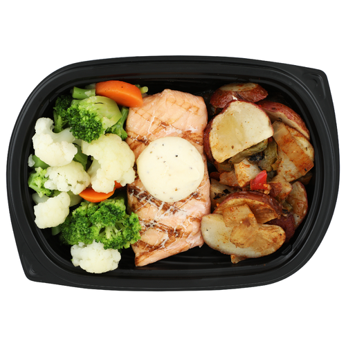 Short Cuts Salmon, Mixed Vegetables And Roasted Potatoes - Avg 0.75 Lb Image 1 of 4
