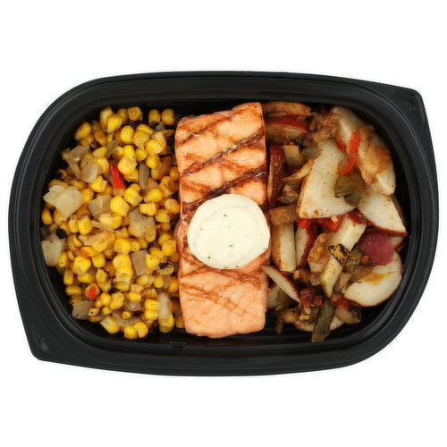 Short Cuts Salmon, Roasted Potatoes & Corn - Avg 0.75 Lb Image 1 of 4