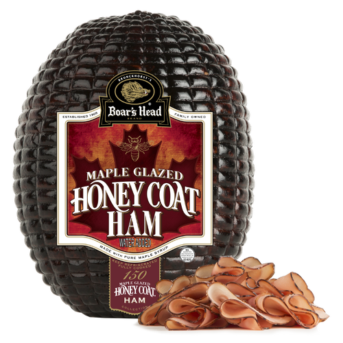 Boar's Head Maple Glazed Honey Coat Ham - 1 Pound Image 1 of 3