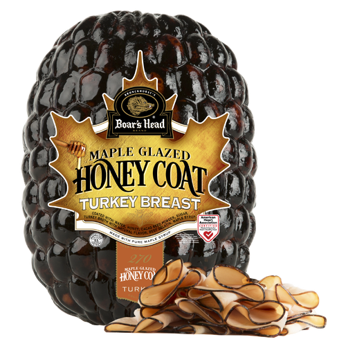 Boar's Head Maple Glazed Honey Coat Turkey Breast - 1 Pound Image 1 of 3