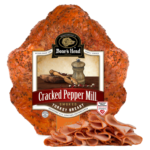 Boar's Head Cracked Pepper Mill Smoked Turkey Breast - 1 Pound Image 1 of 3