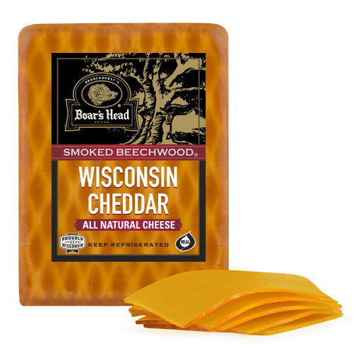 Boar's Head Smoked Beechwood Wisconsin Cheddar Cheese - 1 Pound Image 1 of 3