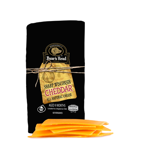 Boar's Head Yellow Sharp Wisconsin Cheddar Cheese - 1 Pound Image 1 of 3
