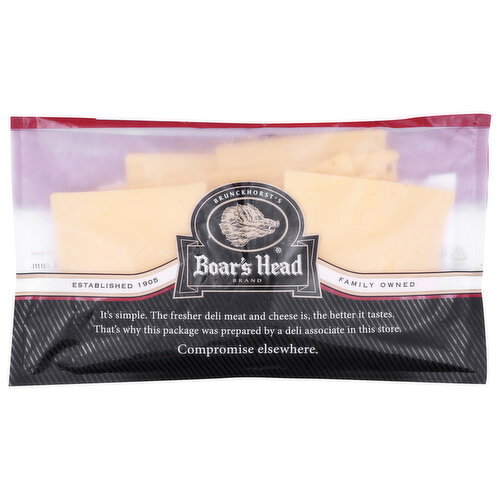 Boar's Head Fresh Sliced Yellow American Cheese - 1 Each