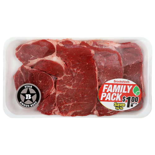 Star B Angus Beef Family Pack Boneless Chuck Steak - Avg 2.50 Lbs