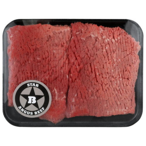 Star B Angus Beef Tenderized Top Round Steak - Avg 1.75 Lbs