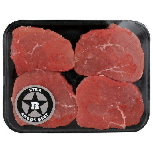 Star B Angus Beef Eye Of Round Steak - Avg 1.75 Lbs