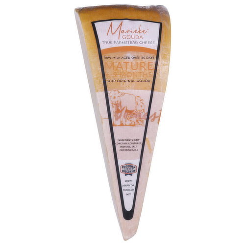 Marieke Gouda 6-9 Months Mature Cheese - Avg 0.36 Lb