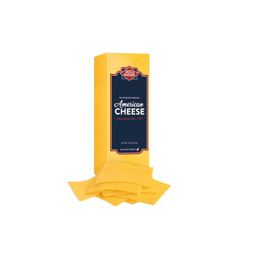 Dietz & Watson Fresh Sliced Yellow American Cheese - Avg 0.56 Lb