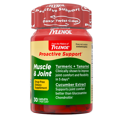 Tylenol Proactive Support Muscle & Joint Supplements - 30 Count Image 1 of 2
