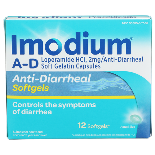 Imodium A-D Anti-Diarrheal - 12 Count