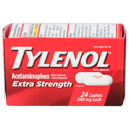 Tylenol Pain Reliever Fever Reducer - 24 Count