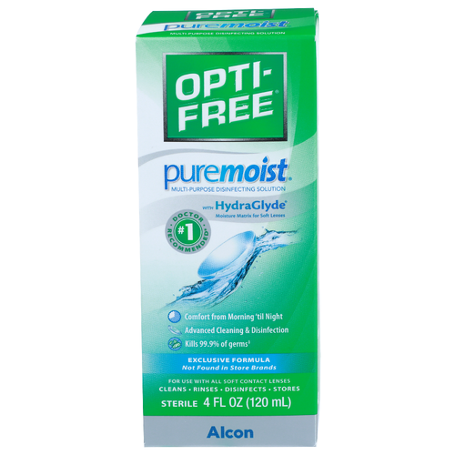 Opti-Free Puremoist Multi-Purpose Disinfecting Solution - 4 Fluid Ounce 0