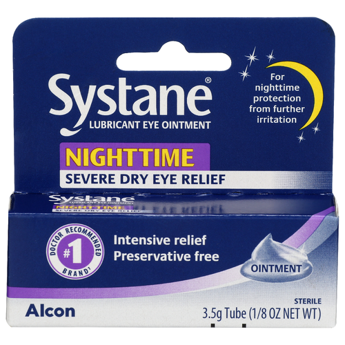 Systane Nighttime Serve Dry Eye Relief - 0.13 Ounce