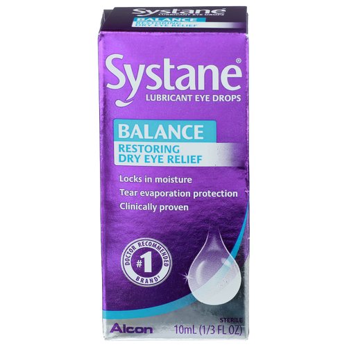 Systane Lubricant Eye Drops Balance Restoring Dry Relief - 0.33 Fluid Ounce