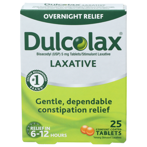 Dulcolax Overnight Relief Laxative - 25 Count