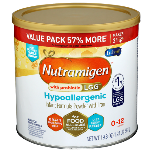 Enfamli Enfamil Control The Colic And Feel Relief Starts Within 24 Hours! Nutramigen With Probiotic lgg infant Formula Is a Hypoallergenic To Manage Due Cow's Milk Protein Allergy In As Quickly - 19.8 Ounce
