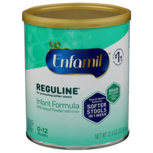 Enfamil Infant Formula, Milk-Based Powder With Iron Reguline - 12.4 Ounce