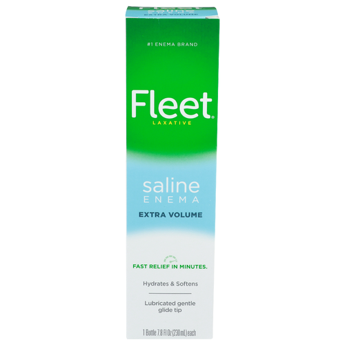 Fleet Laxative Saline Enema - 7.8 Fluid Ounce - 1 Count