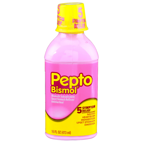 Pepto Bismol Bismuth Subsalicylate Upset Stomach Relieverantidiarrheal - 16 Fluid Ounce
