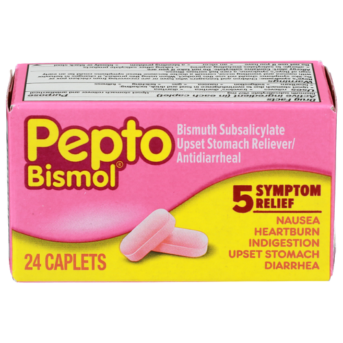 Pepto Bismol Upset Stomach Relieverantidiarrheal - 24 Count