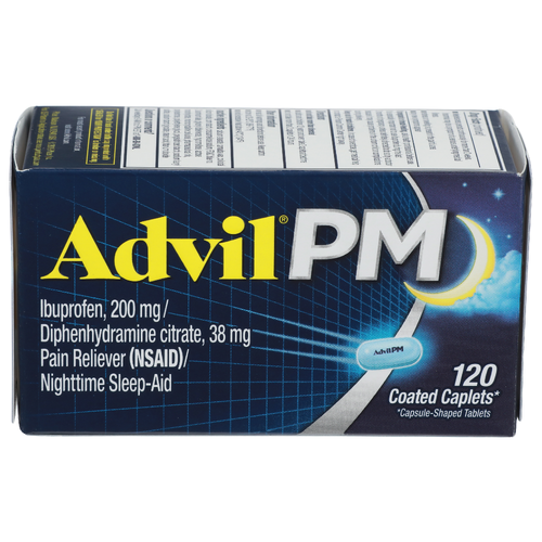Advil PM Pain Reliever Nsaidnighttime Sleep-Aid - 120 Count