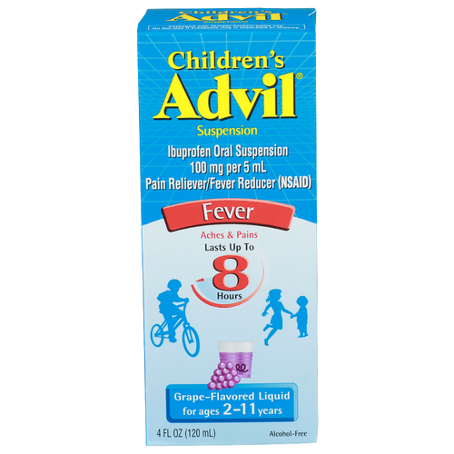 Children's Advil Grape-Flavored Liquid Ibuprofen Oral Suspension - 4 Fluid Ounce