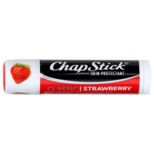 Chapstick Strawberry Classic Skin Protectant - 0.15 Ounce