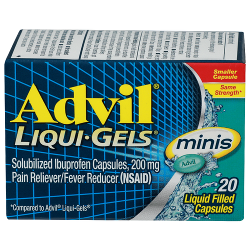 Advil Liquigels Minis Pain Relieverfever Reducer Nsaid - 20 Count