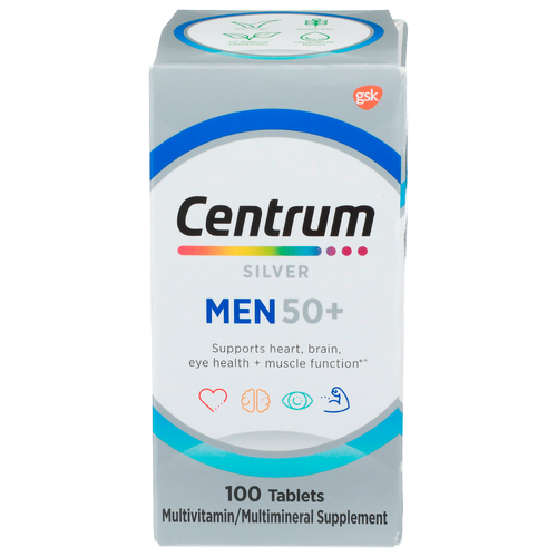 Centrum Silver Men 50+ Multivitaminmultimineral - 100 Count